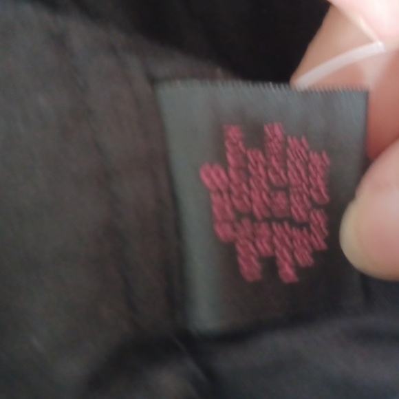 Willi Smith A-Line Skirt Size 8 Black Stunning White Applique Floral Embroidered - Picture 7 of 9